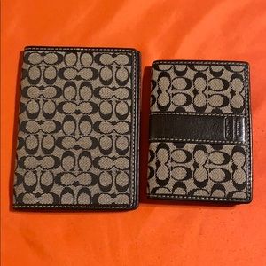 Coach passport and ID holder